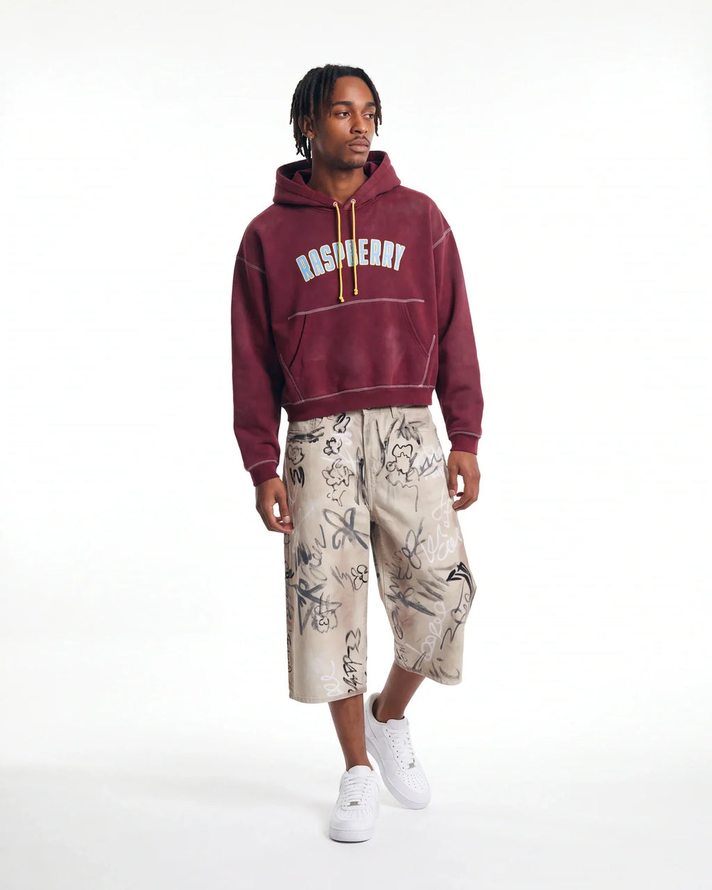 GV Gallery Vando Pullover Hoodie Burgundy