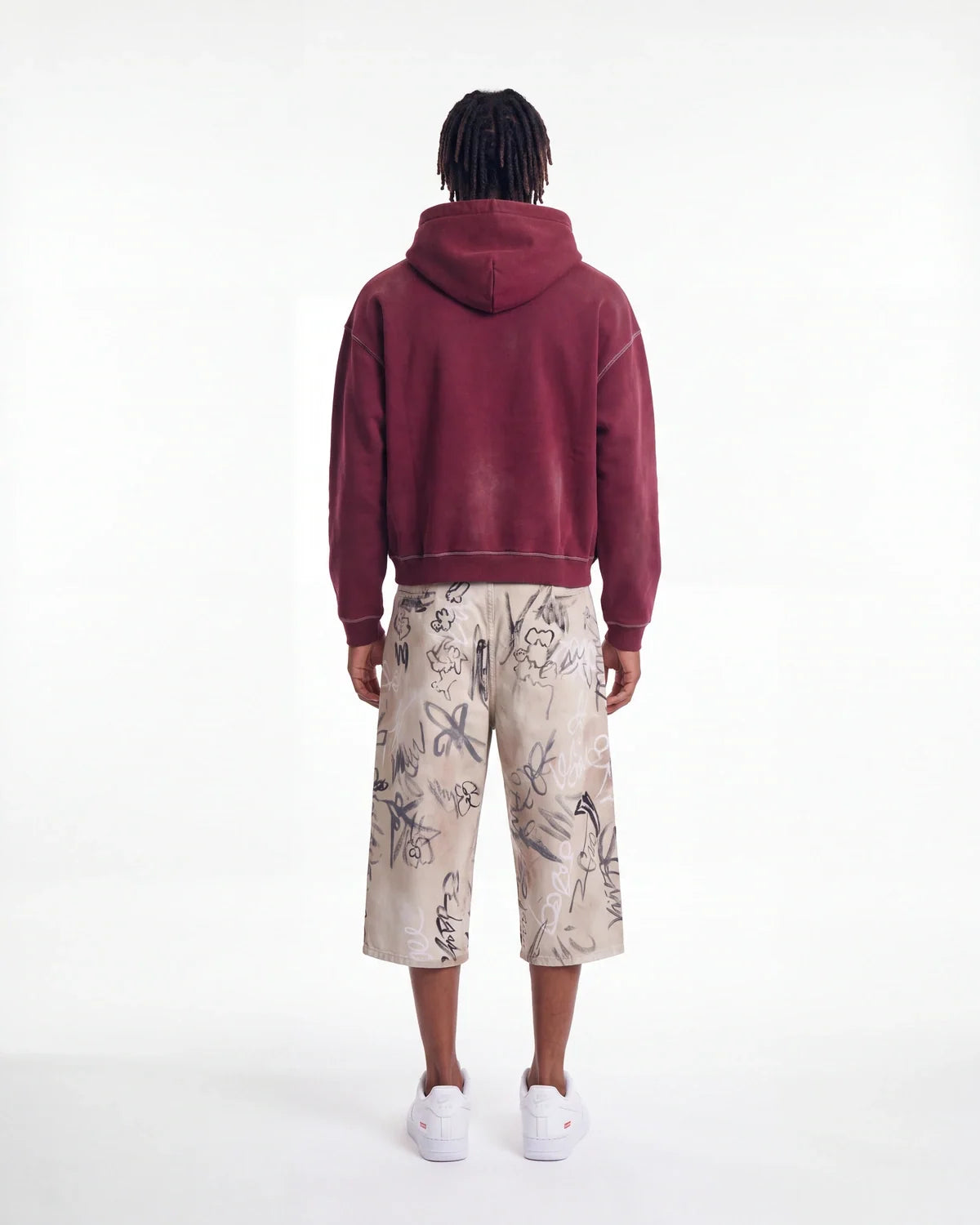 GV Gallery Vando Pullover Hoodie Burgundy