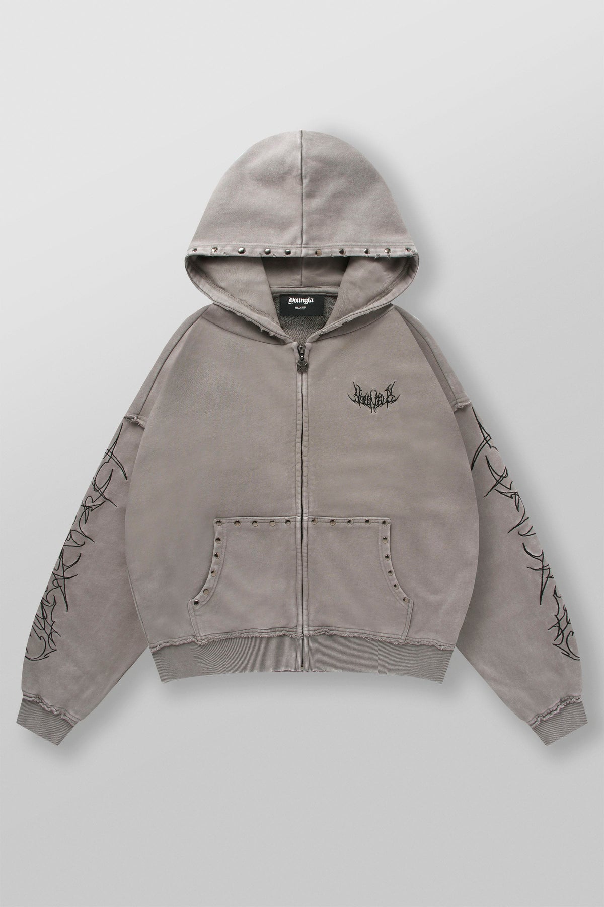 5232 - Tribal Stud Zip-Ups