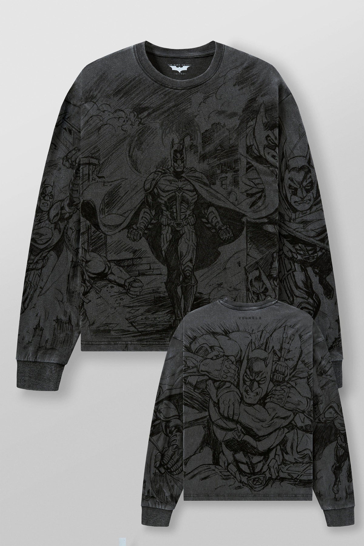 8002 - Batman Comic Longsleeves