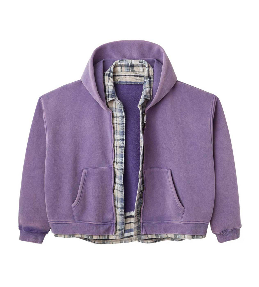 GV Gallery Flannel Zip Up Hoodie