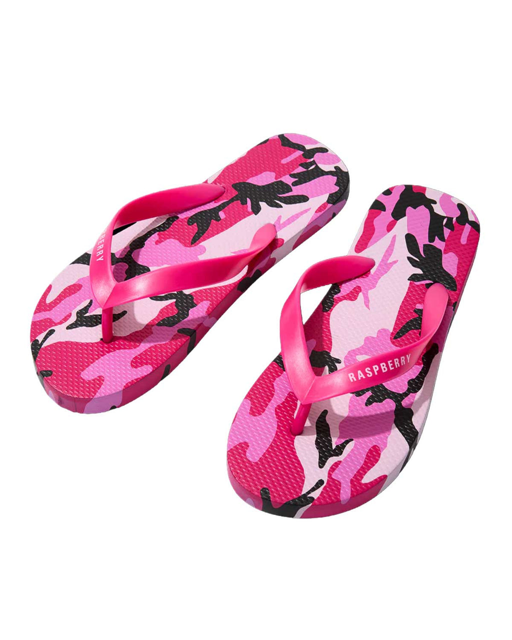 GV Gallery Pink Camo Flip Flops Pink