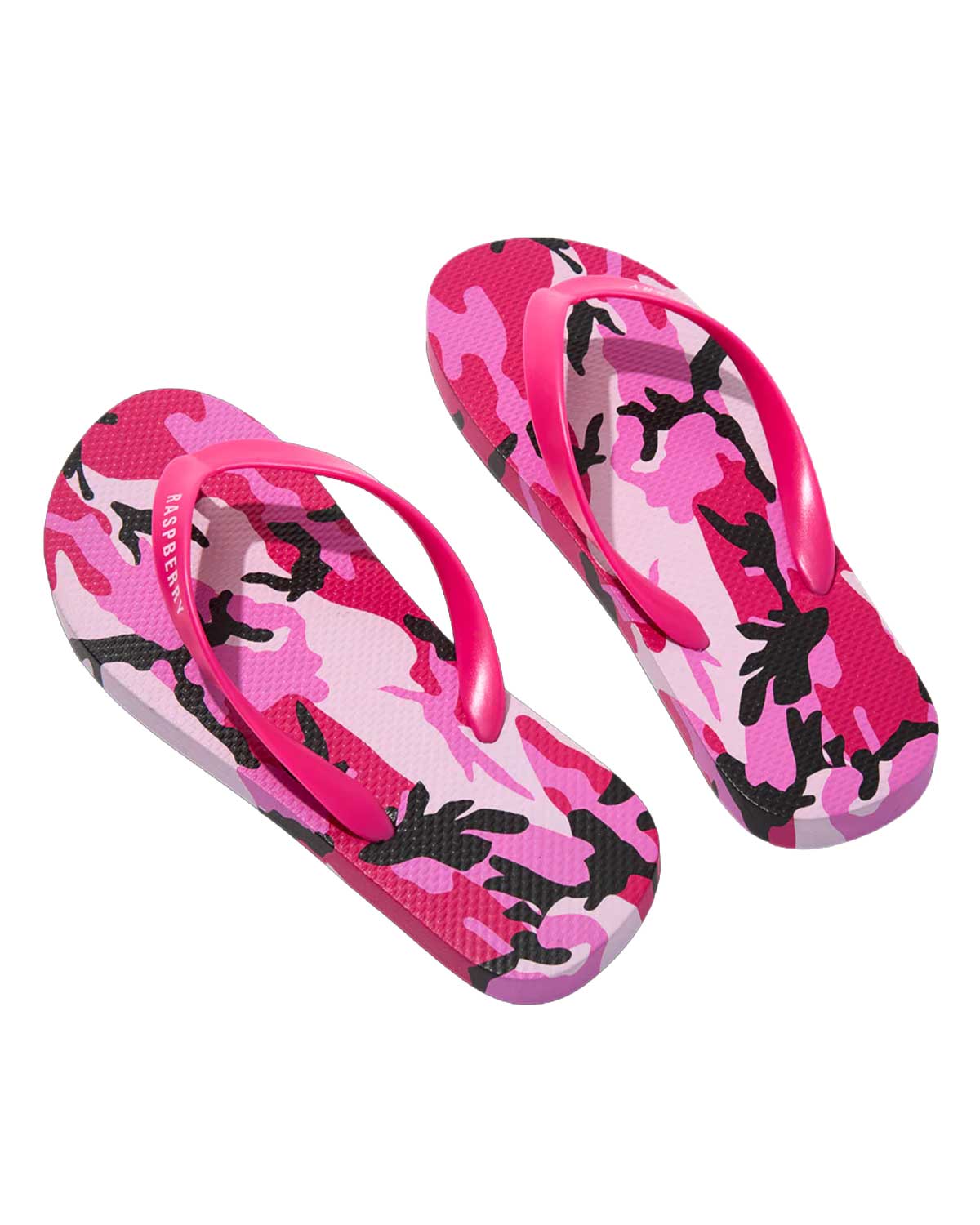 GV Gallery Pink Camo Flip Flops Pink