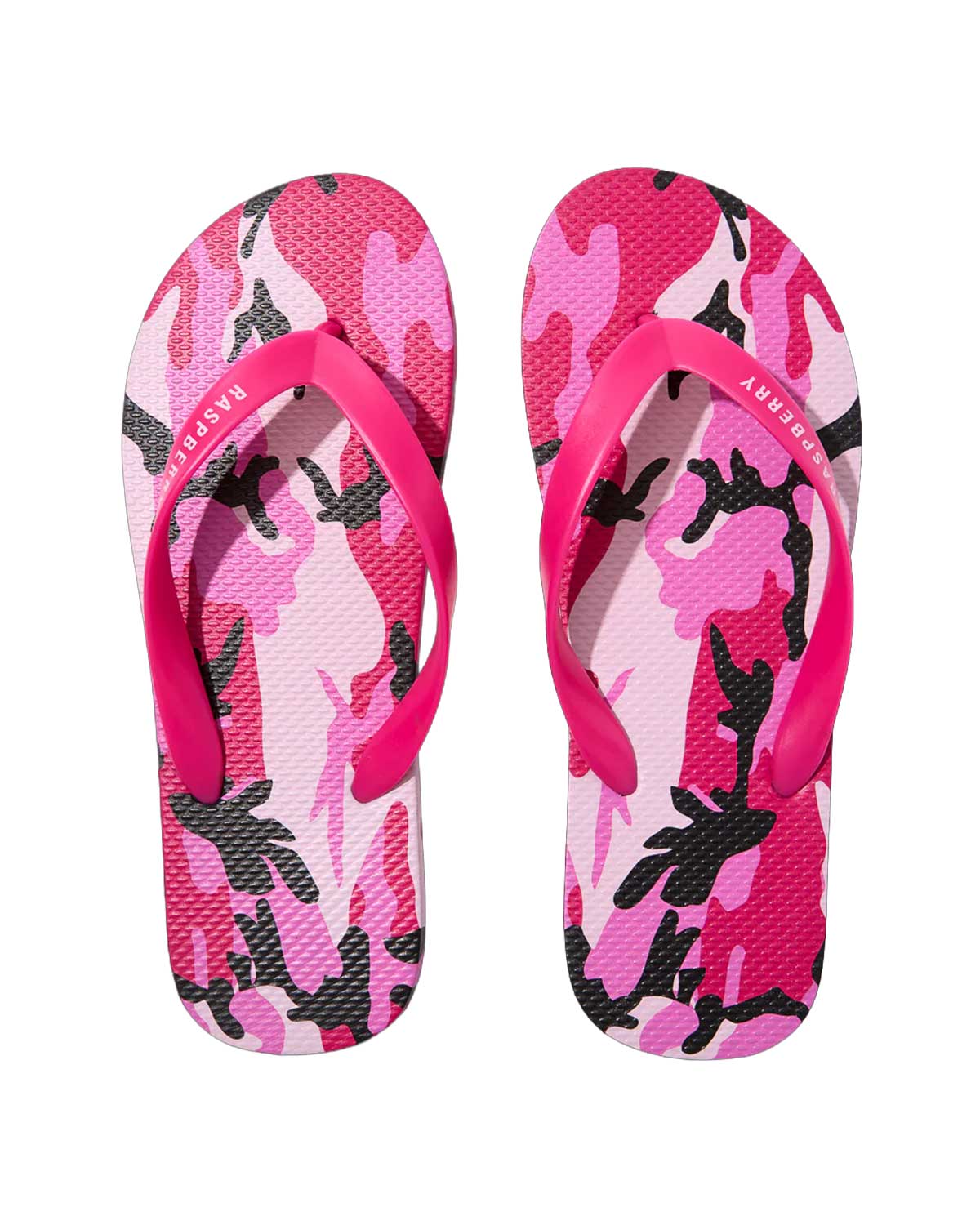 GV Gallery Pink Camo Flip Flops Pink