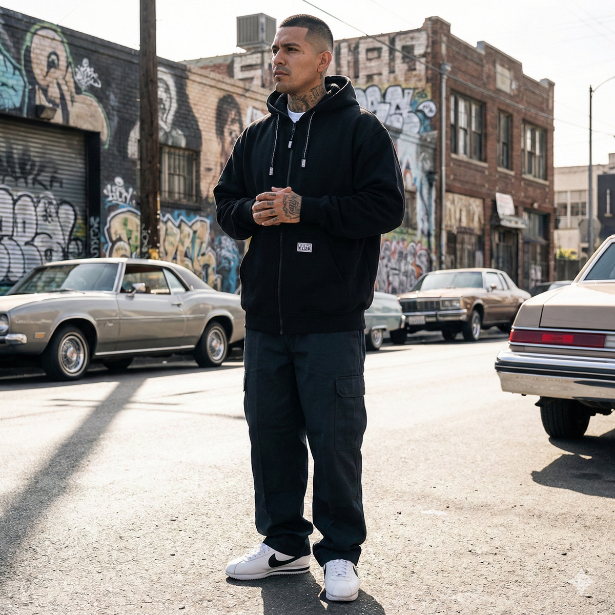 Pro Club Men's Heavyweight Full Zip Fleece Hoodie