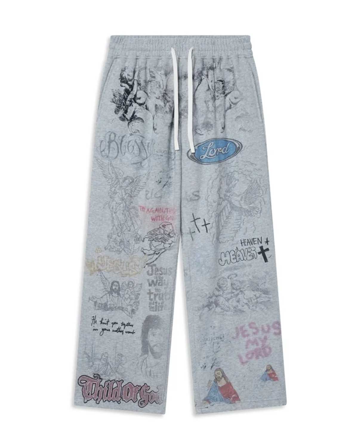 Righteous Jesus My Lord Sweatpants Grey