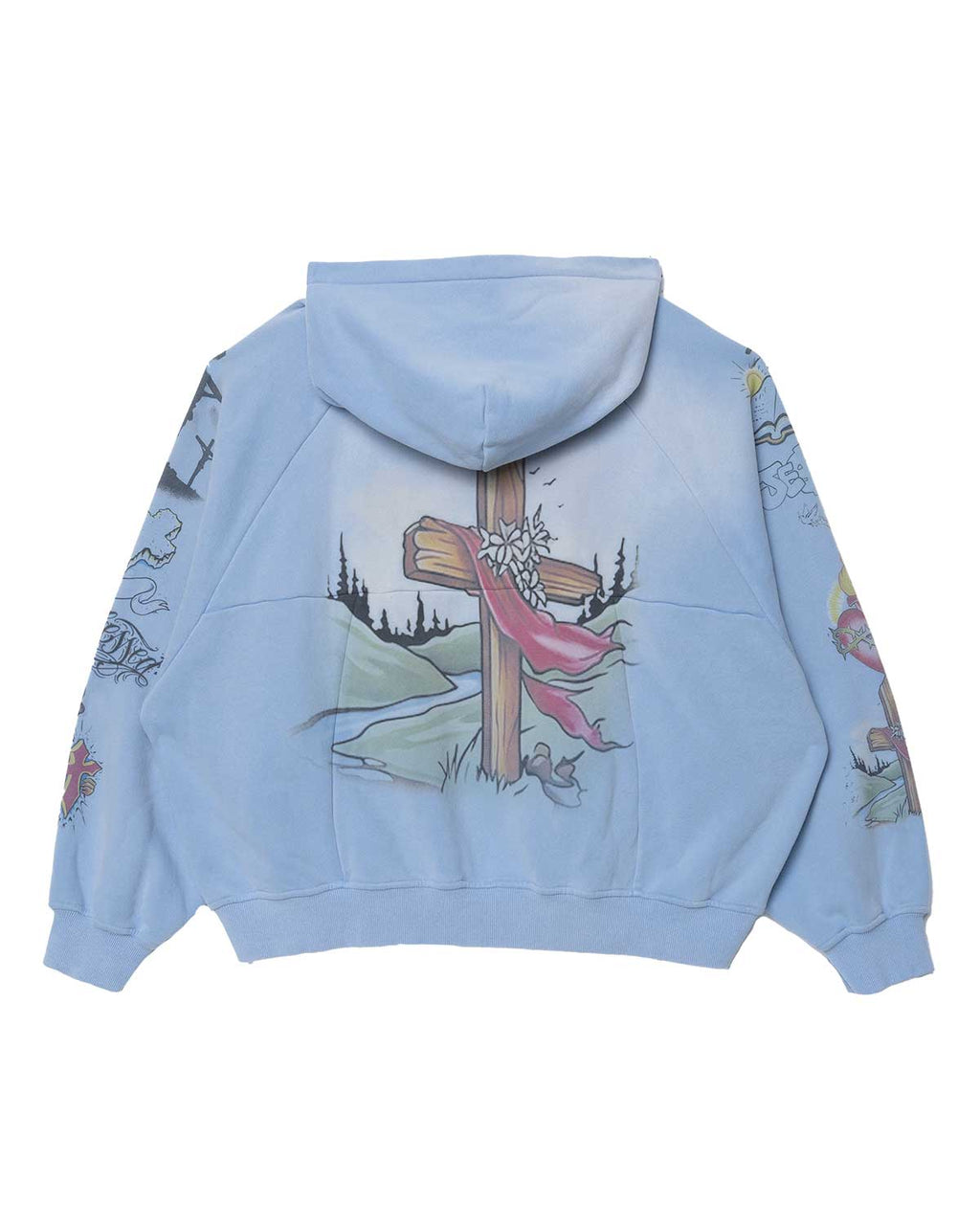 Righteous Jesus Zip Up Blue