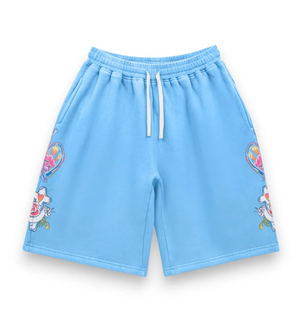 Righteous Risen King Shorts Blue