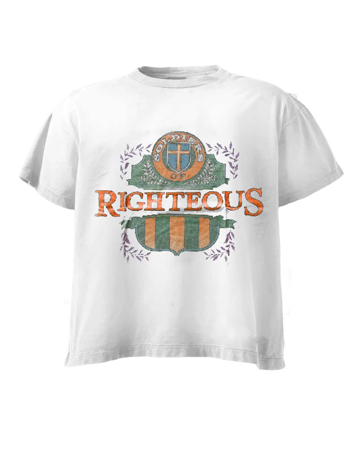 Righteous Soldiers Of Righteous Tee White
