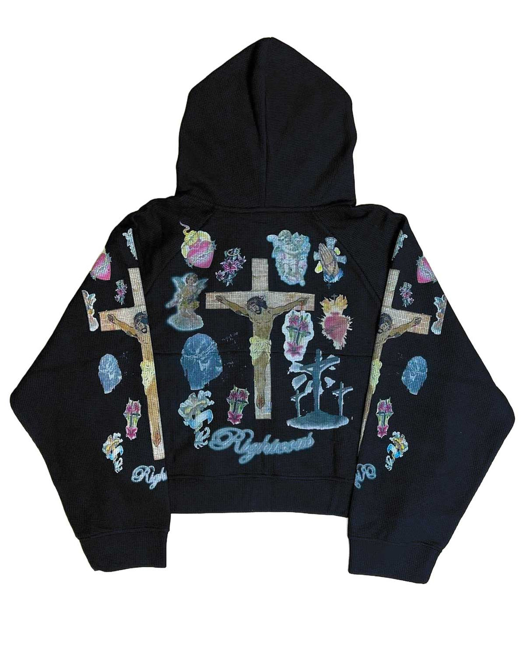 Righteous Ultimate Sacrifice Thermal Zip Up Hoodie Black