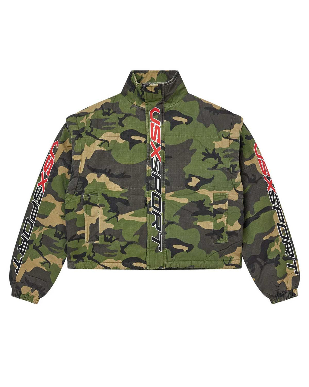 Vale Forever VSX Puffer Jacket Camo Green