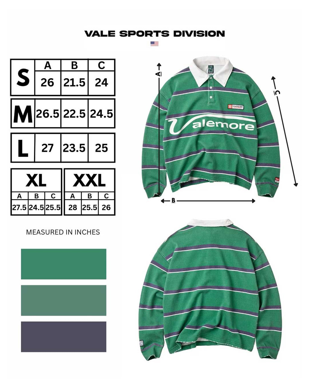 Vale Forever Valemore Rugby Green