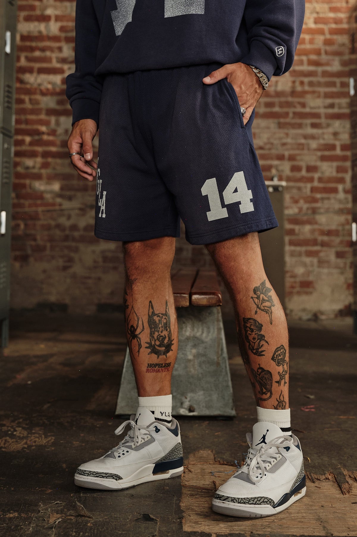 1123 - Golden Era Cotton Mesh Shorts