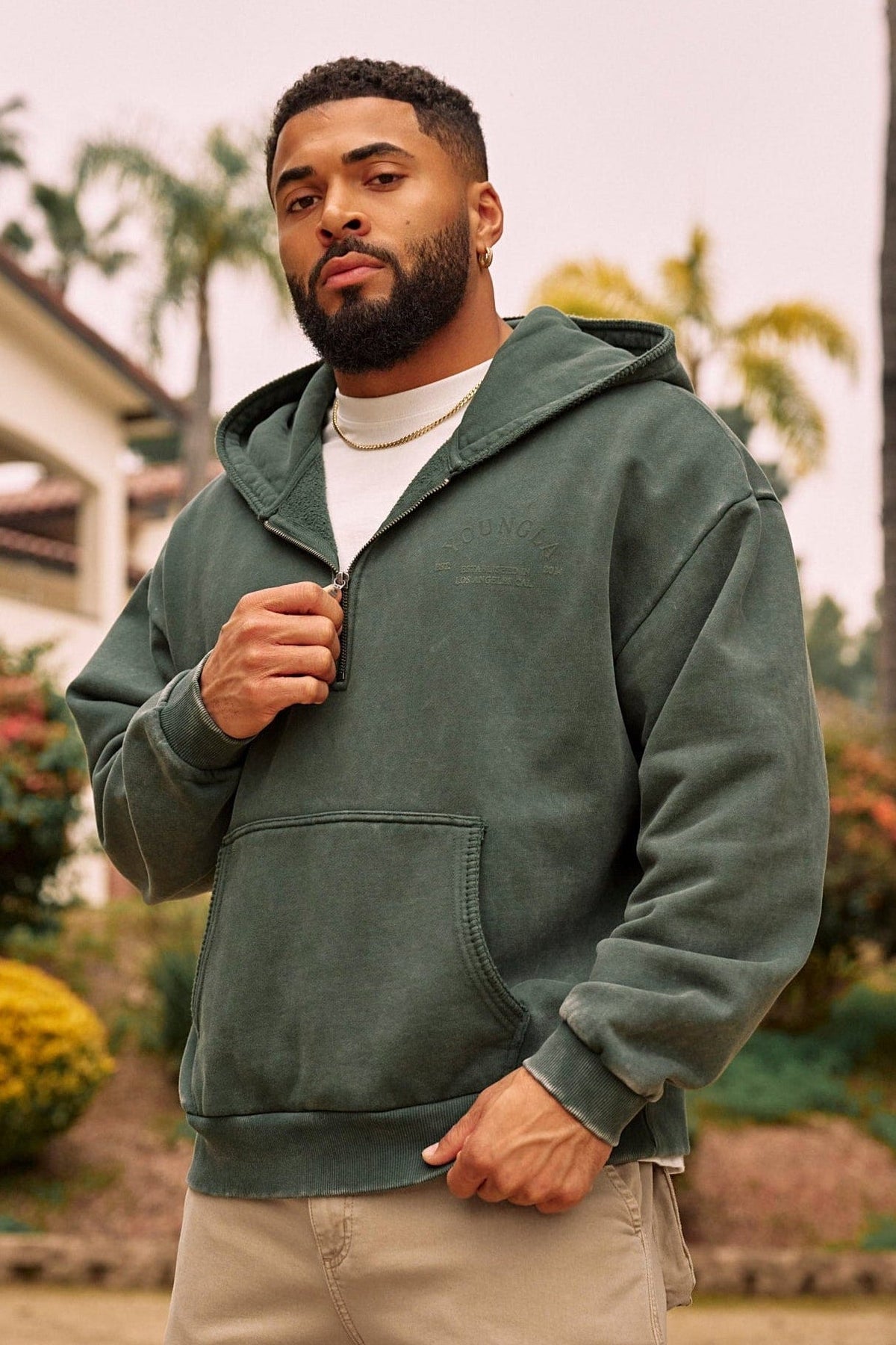 5169 - Old Money Quarter-Zip Hoodies
