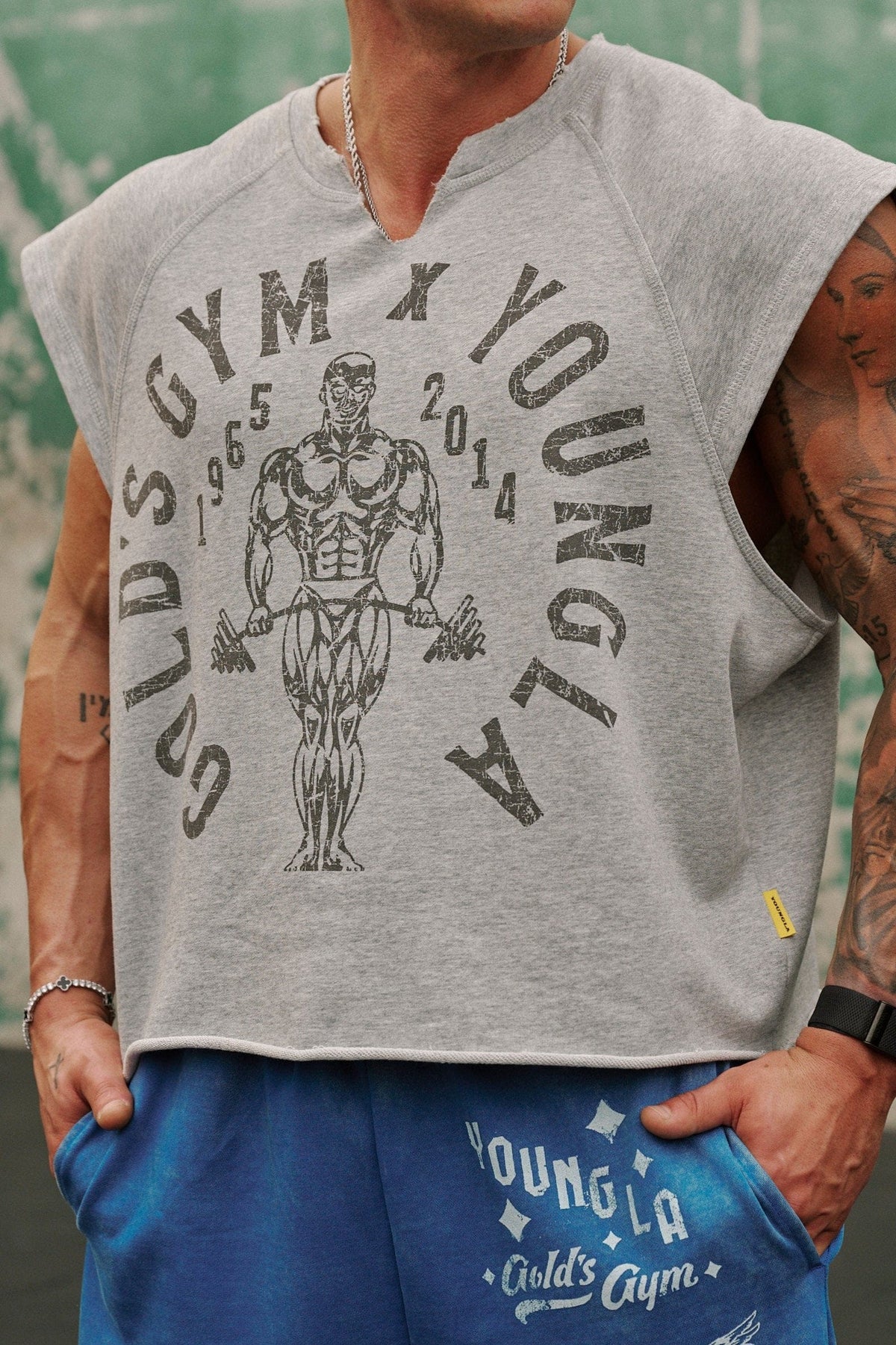 5069 - Golds Gym Vintage Cut Offs