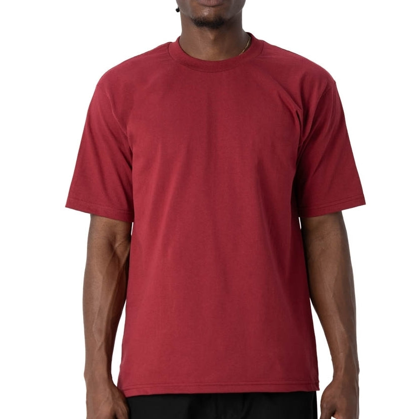 Pro Club Men's Heavyweight Cotton Short Sleeve Crew Neck T-Shirt (More Colors)