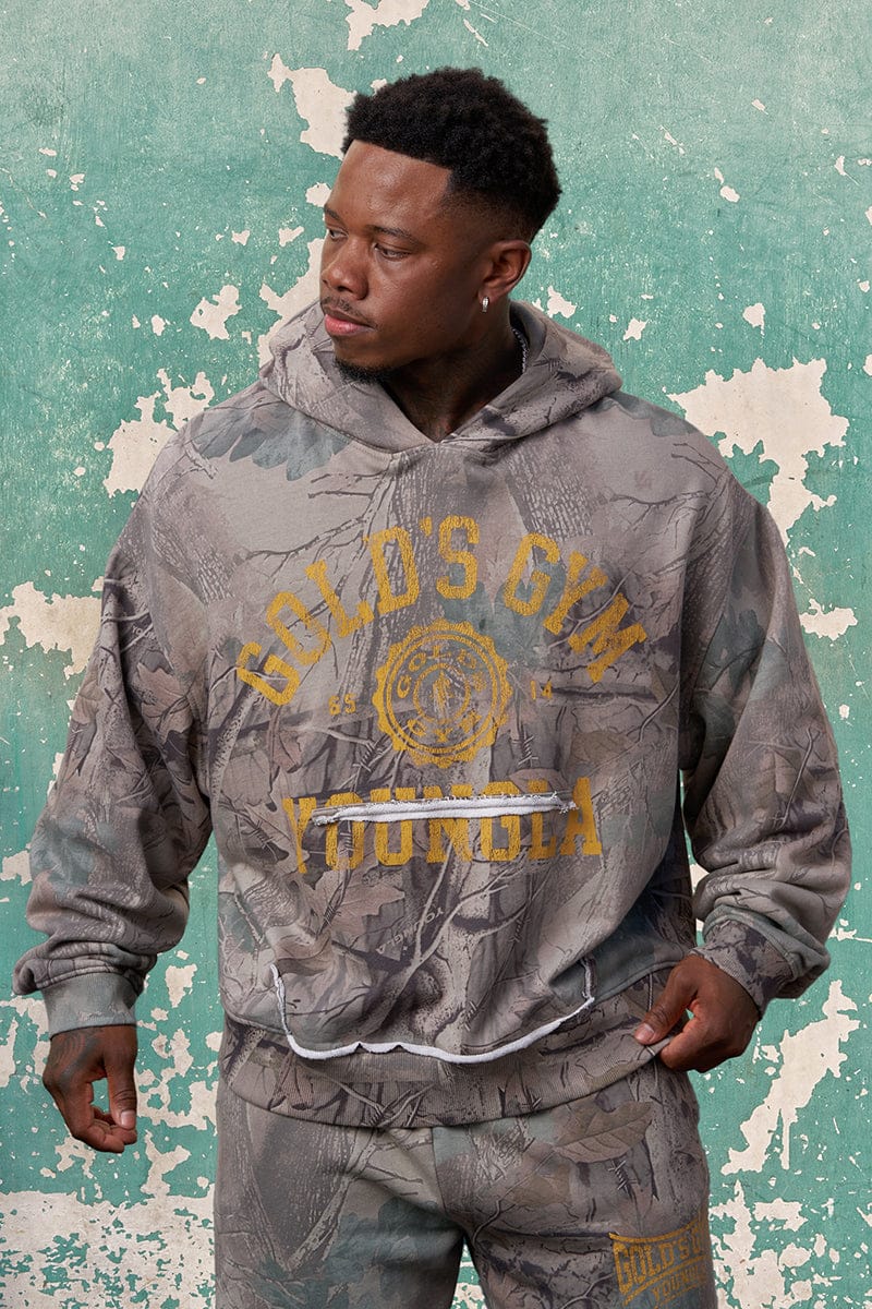 5167 - Gold's Iron Legacy Crest Hoodies