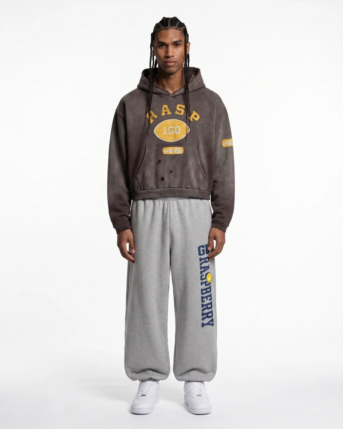 Gv Gallery X Greedy Unit Jim Class Sweats Heather Grey