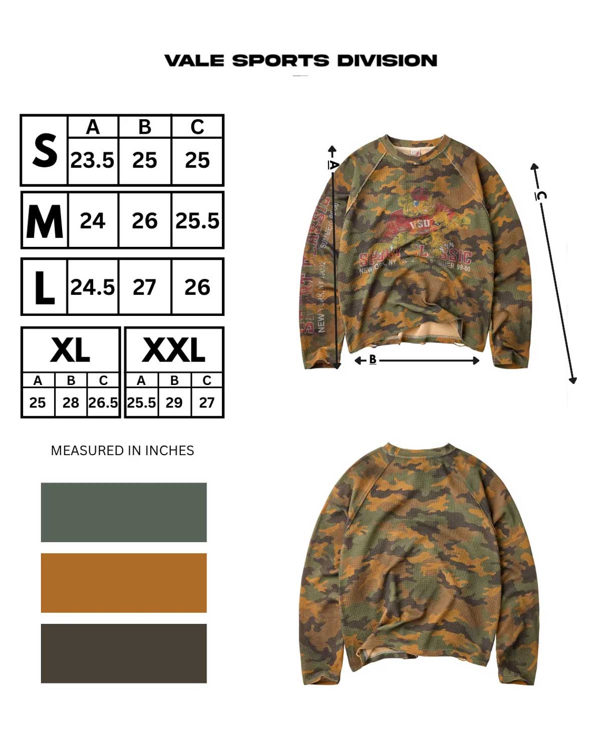 Vale Forever Boy Scout Thermal L/S Tee Camo